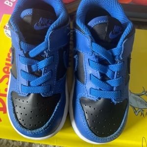 Toddler laced up nike